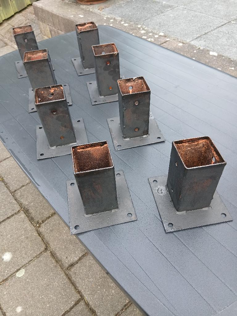 paalhouders, Tuin en Terras, Ophalen, Gebruikt, Minder dan 180 cm, Palen