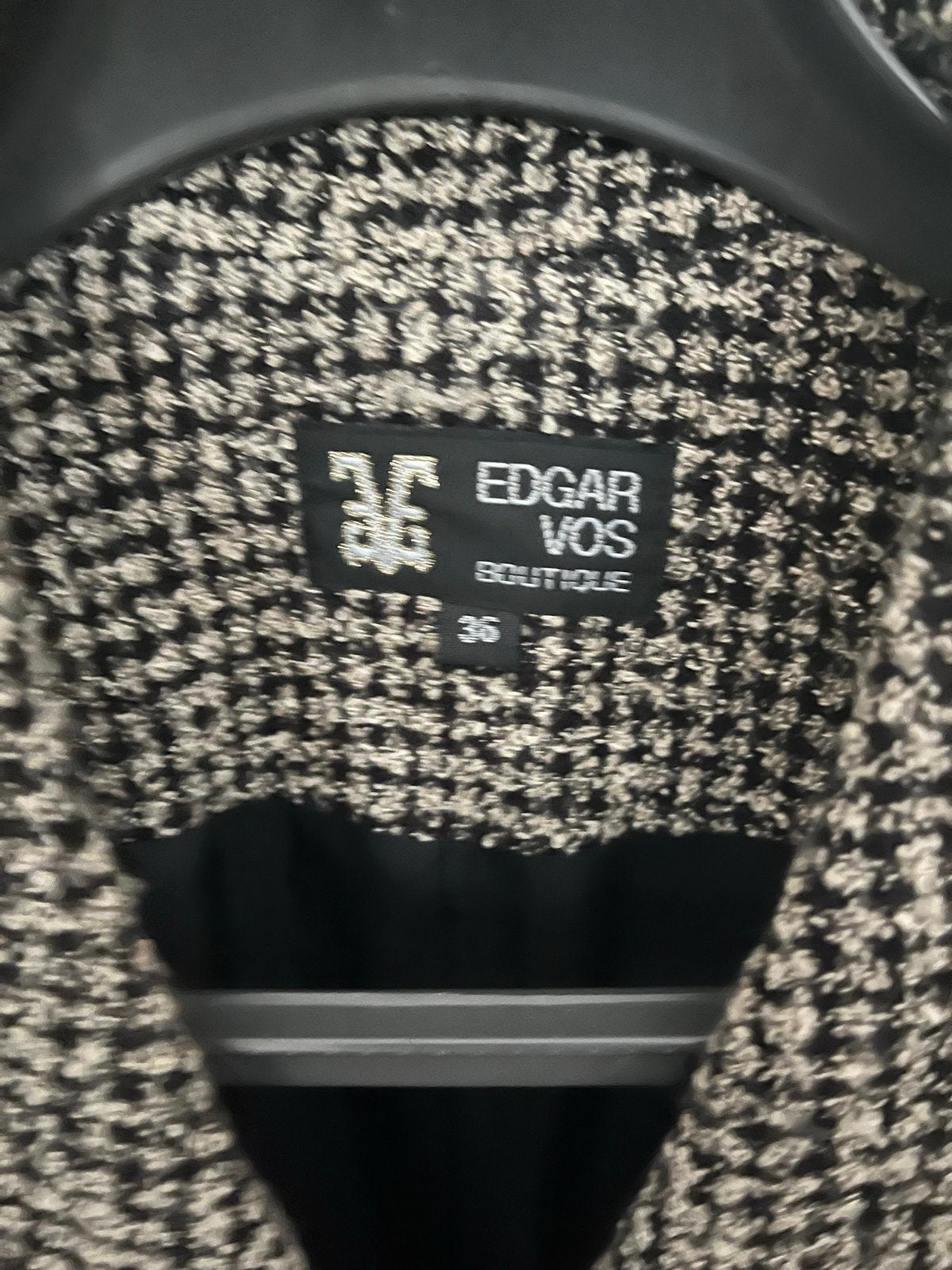 Edgar Vos blazer maat 36 (valt als 38), Kleding | Dames, Ophalen of Verzenden, Gedragen, Maat 38/40 (M), Jasje