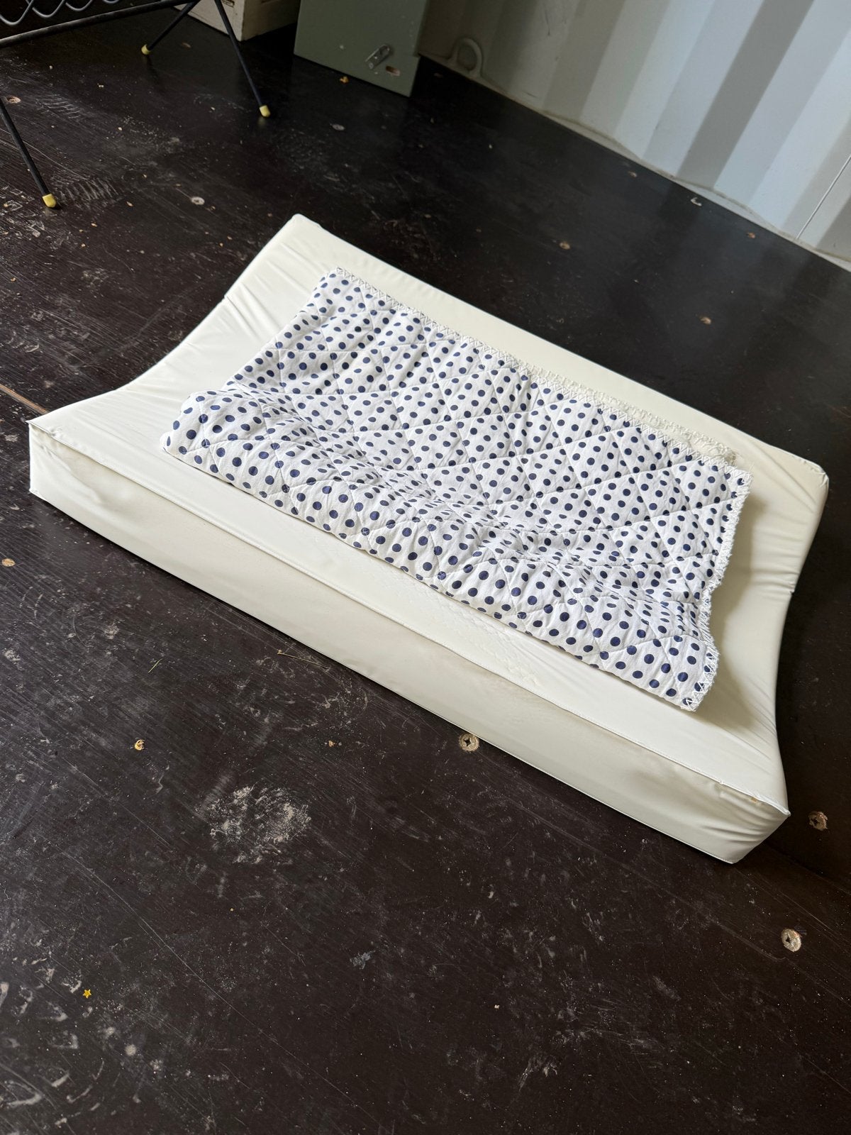 Aankleedkussen met kleedje, Gebruikt, Aankleedkussen, Standaard, Ophalen