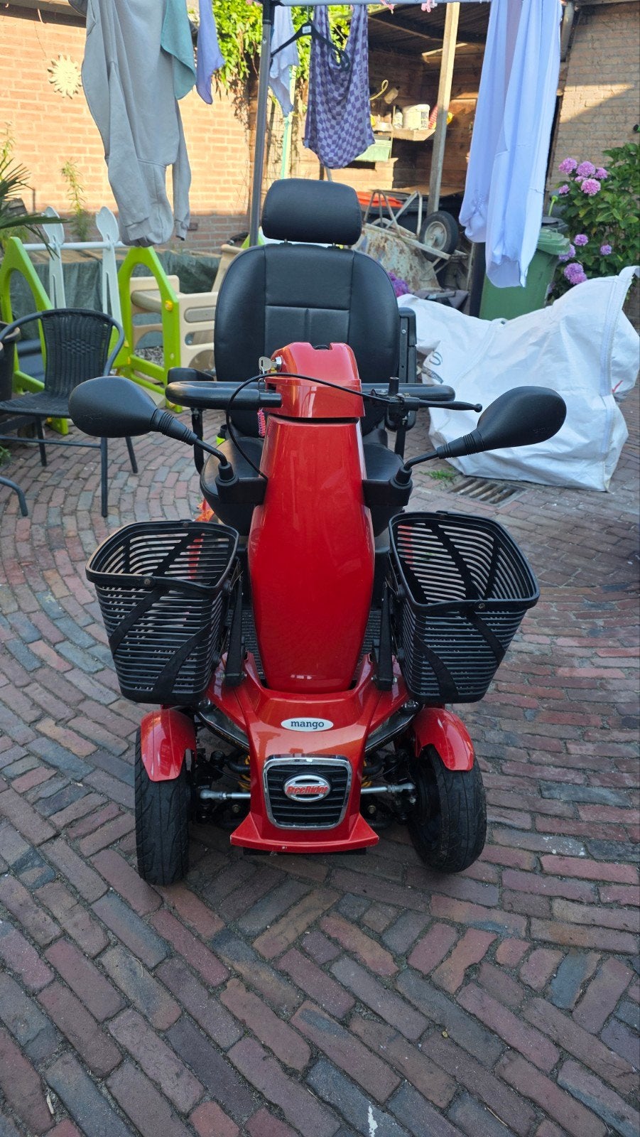 Freerider scootmobiel, Ophalen, 16 km/u of meer