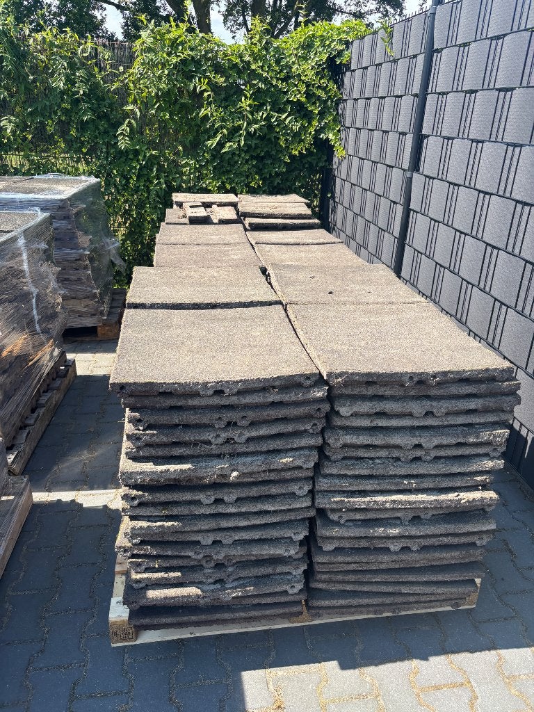 Gebruikte rubber tegels, Tuin en Terras, Tegels en Klinkers, Ophalen, Gebruikt, Overige typen, Rubber