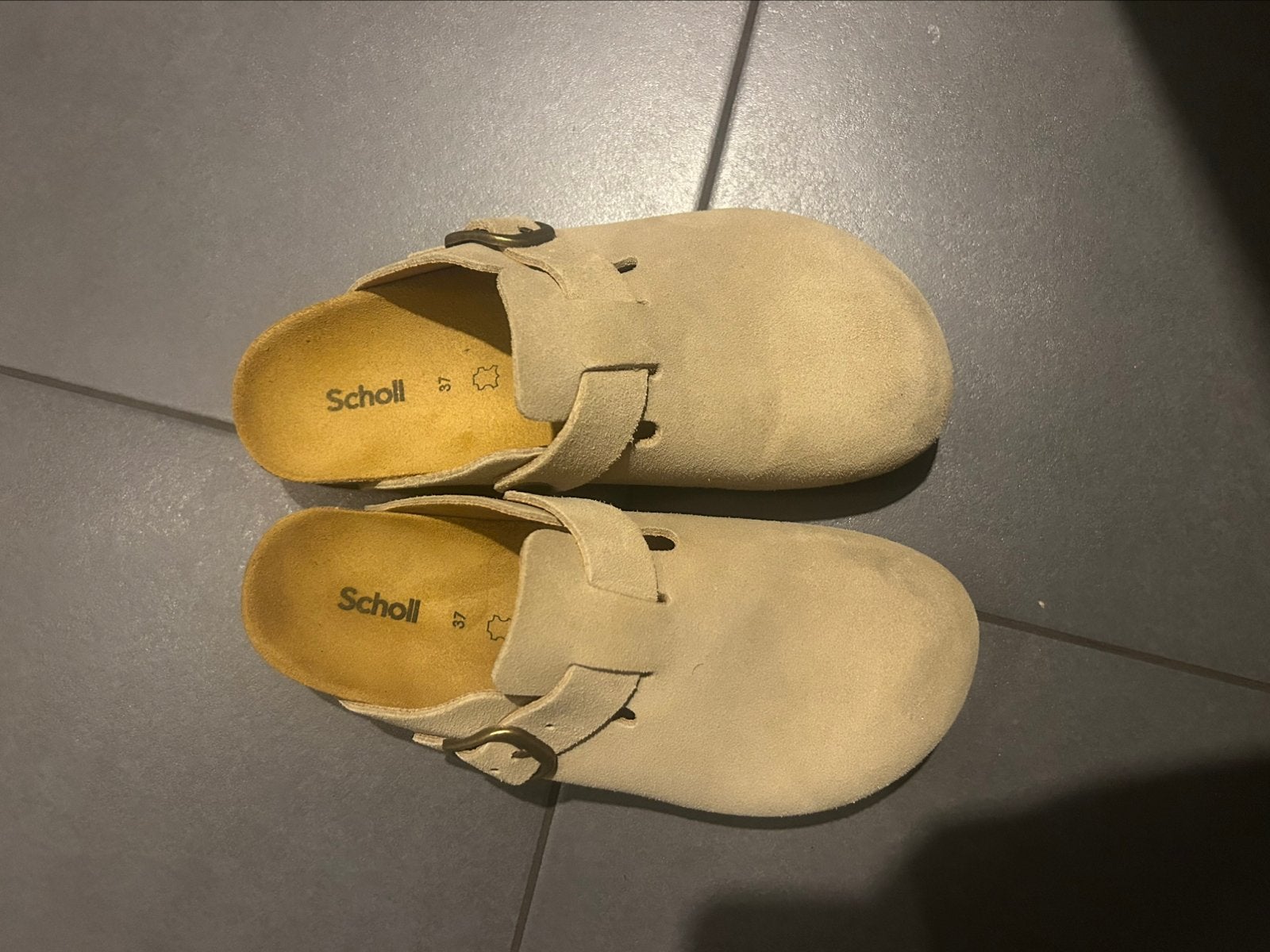 Birkenstock 37(scholl), Ophalen of Verzenden, Zo goed als nieuw, Zwart, Sandalen of Muiltjes