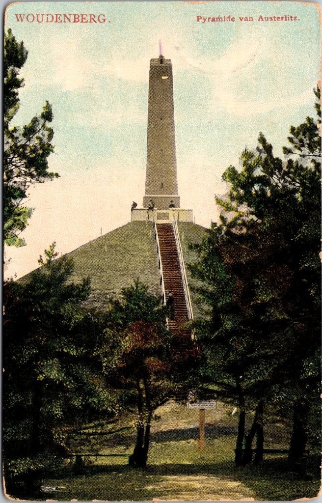 Austerlitz Pyramide - 12 antieke en vintage ansichtkaarten, Verzenden, Voor 1920, Gelopen, Utrecht