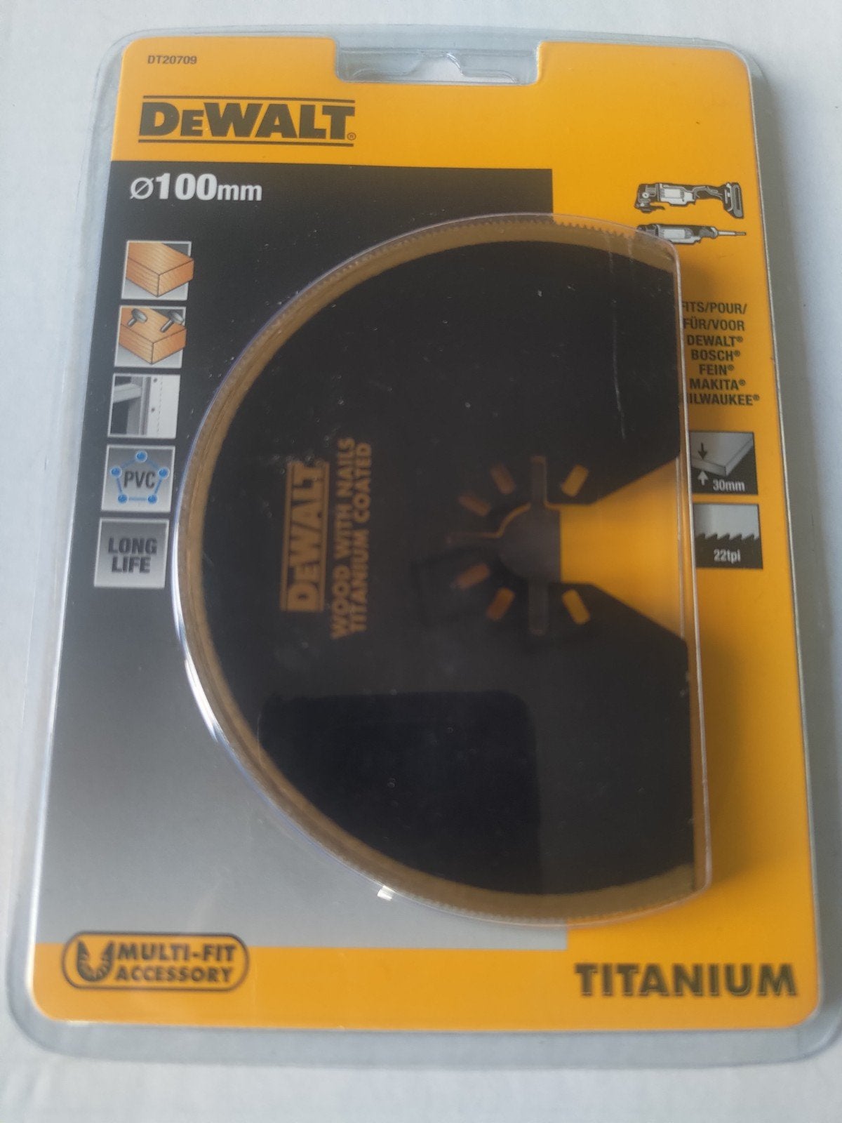 DeWalt Multitool Zaagbladen - Hout met Spijkers & Titanium, Ophalen of Verzenden