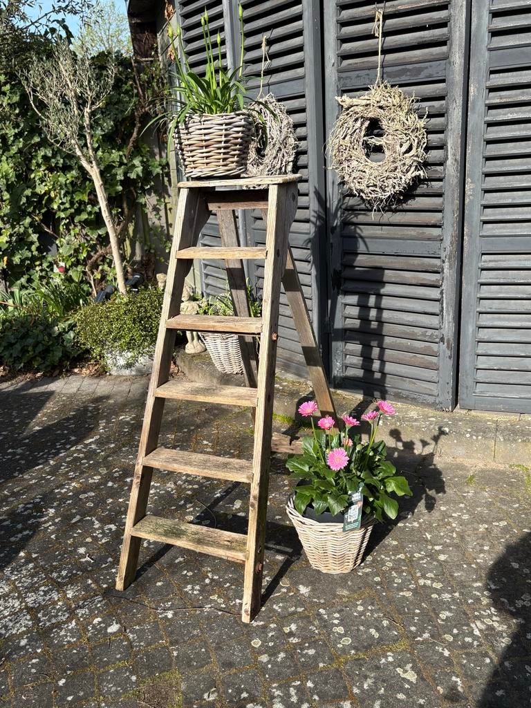 Super leuke brocante trapladder, Ophalen