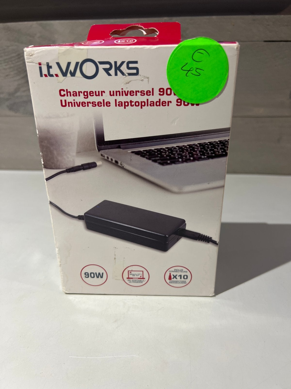 i.t.WORKS Universele laptoplader 90W, N, N, Nieuw, Ophalen of Verzenden