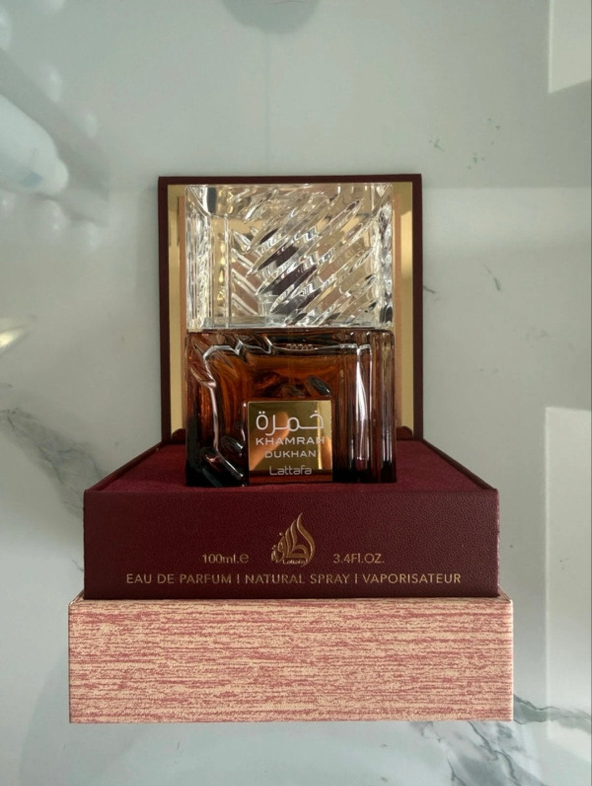 Lattafa Khamrah Dukhan Eau de Parfum 100ml, Ophalen of Verzenden, Nieuw
