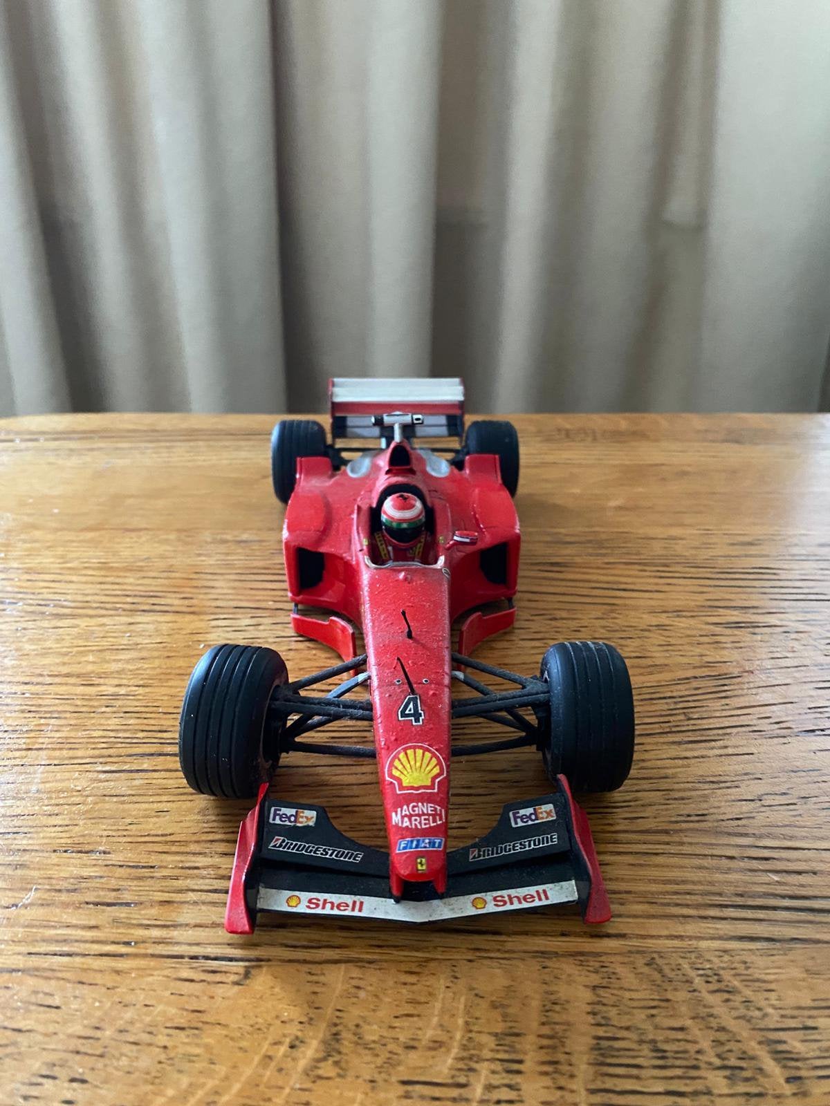 TE KOOP: EDDIE IRVINE FERRARI HOTWHEELS, Ophalen, Zo goed als nieuw, Hot Wheels