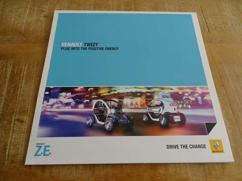 Renault Twizy Folder Brochure Nederlands Druk 2013 Nieuw, Verzenden, Nieuw, Renault
