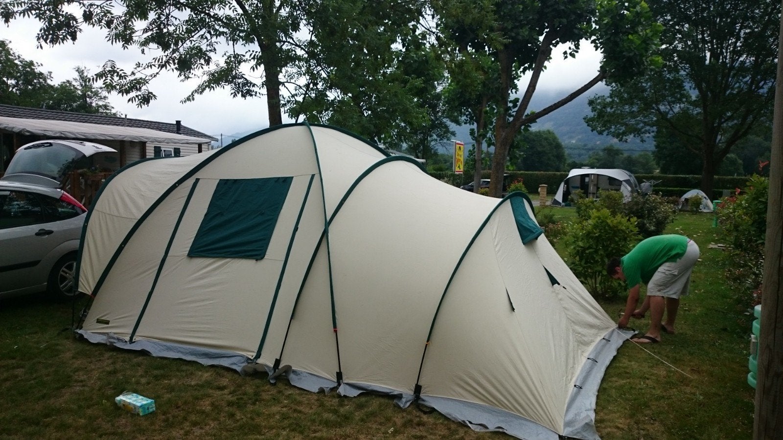 Obelink 5 pers. Nice TC / Hypercamp fashion gold, Caravans en Kamperen, Ophalen, Gebruikt