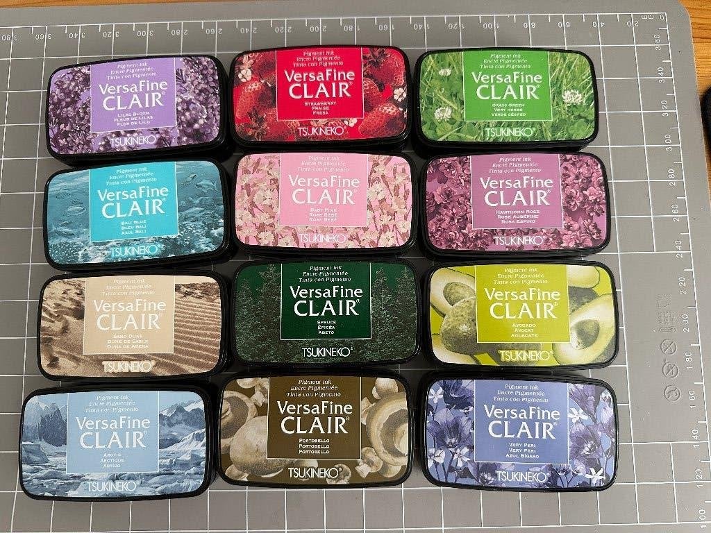 12 x Versafine clair inktkussens, Ophalen of Verzenden, Nieuw, Inkt, Foam of Stempelhouder