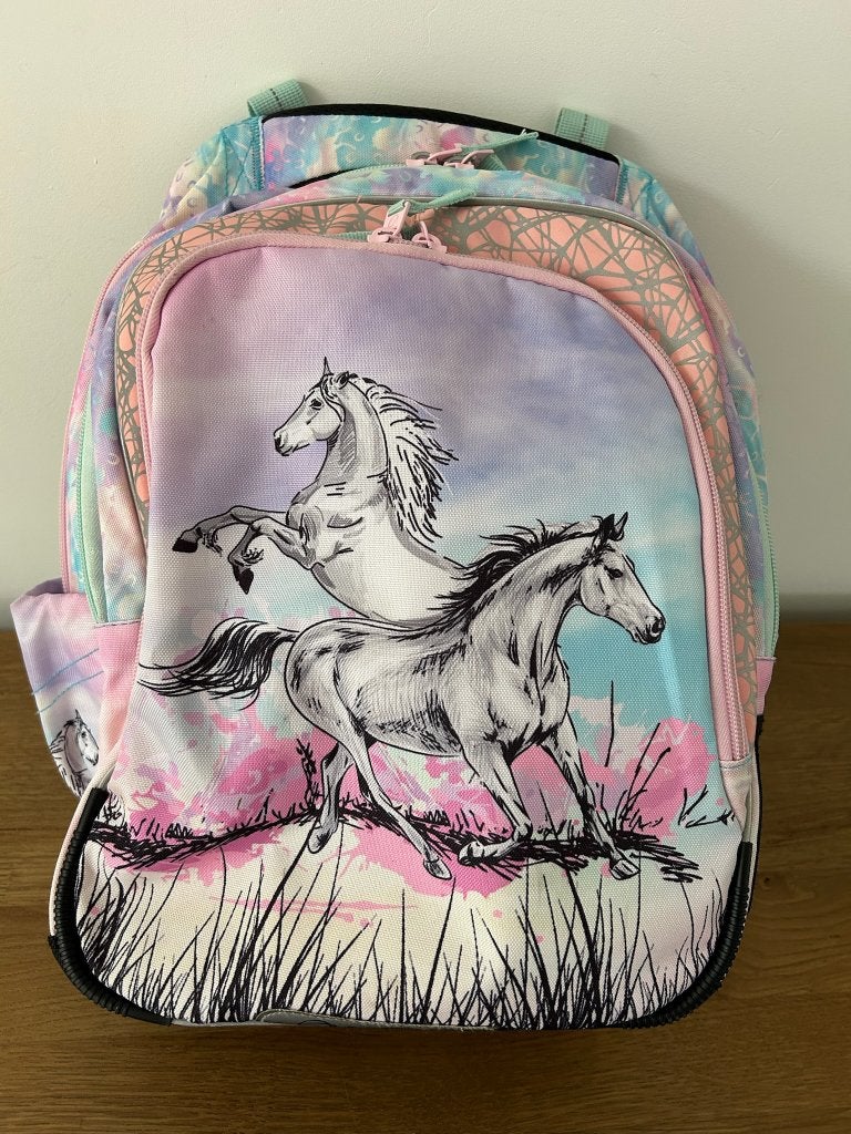 Bagmaster Ergonomische Schoolrugzak / Rugtas Paard – Zgan!-, 30 tot 40 cm, Overige kleuren, Rugtas, Ophalen of Verzenden