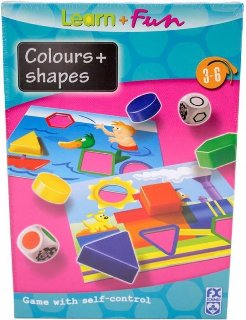 Spel Learn + Fun vormen spel, Ophalen of Verzenden, Zo goed als nieuw, Puzzelen