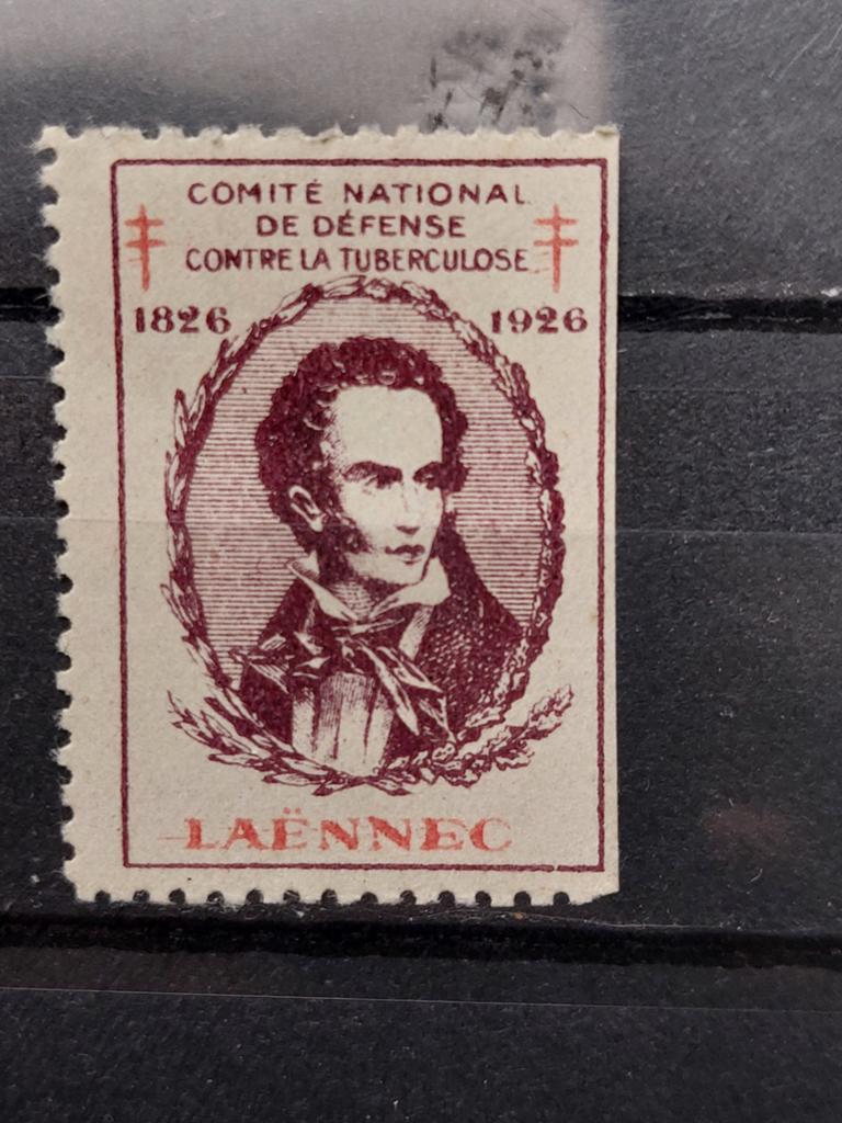 Frankrijk cinderella zegel 1926 Laënnec TBC, Postzegels en Munten, Ophalen of Verzenden