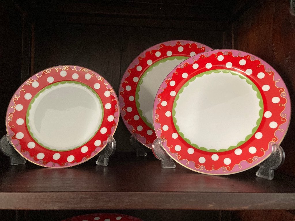 68 delig Oilily servies - Polka, Ophalen, Overige merken, Nieuw, Overige stijlen