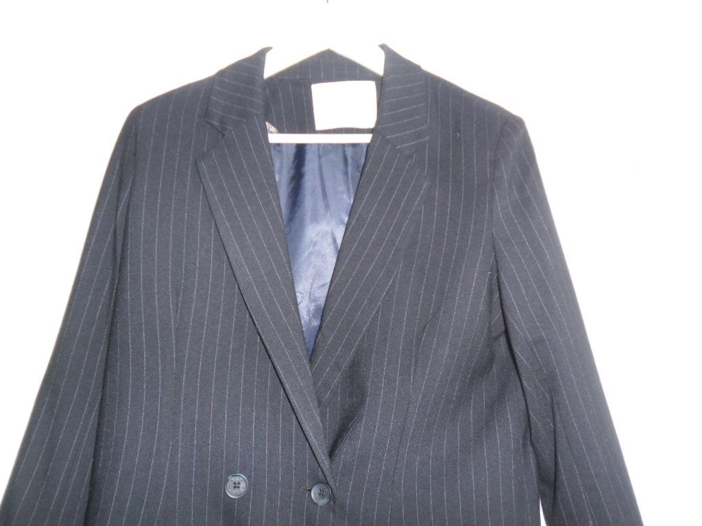 Yaya Women Zwarte Blazer Met Krijtstreepje Maat 40 (NIEUW), Maat 38/40 (M), Zwart, Nieuw, Ophalen of Verzenden
