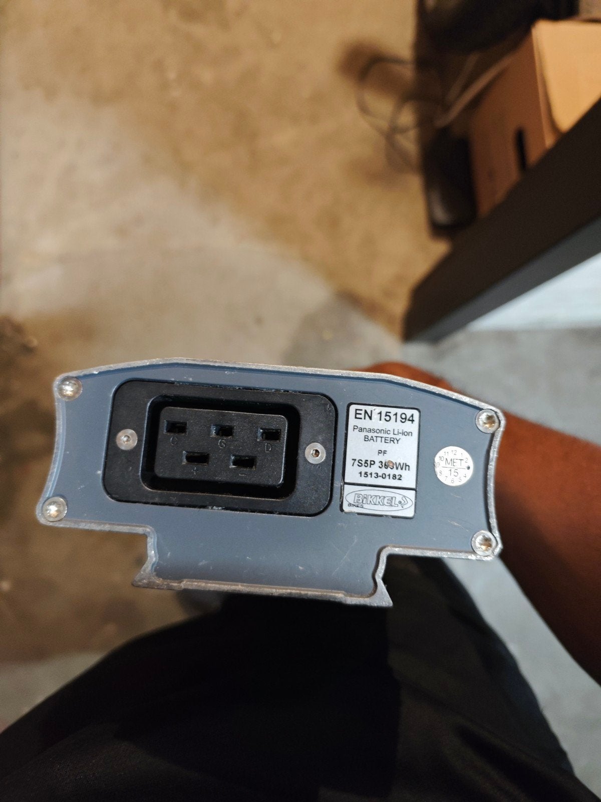 Panasonic Li-ion E-bike Accu 24V 396Wh (E015) bikkel ibee, Ophalen of Verzenden, Gebruikt