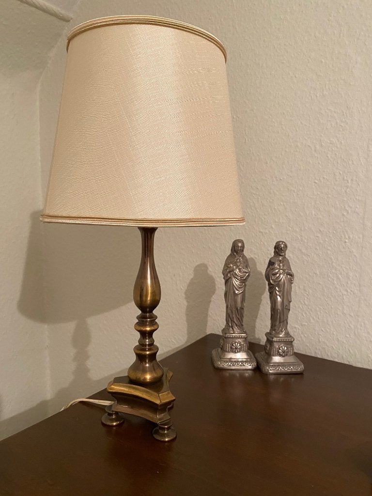 Klassieke schemerlampen/tafellampen met kap, Ophalen of Verzenden