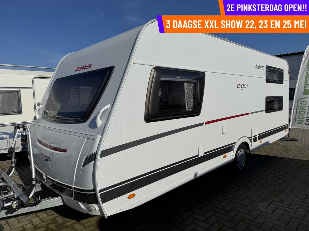 Dethleffs C'Go 515 RK, STAPELBED, RONDZIT, TREINZIT,VOORTENT, Hordeur, Rondzit, 7 tot 8 meter, Bedrijf