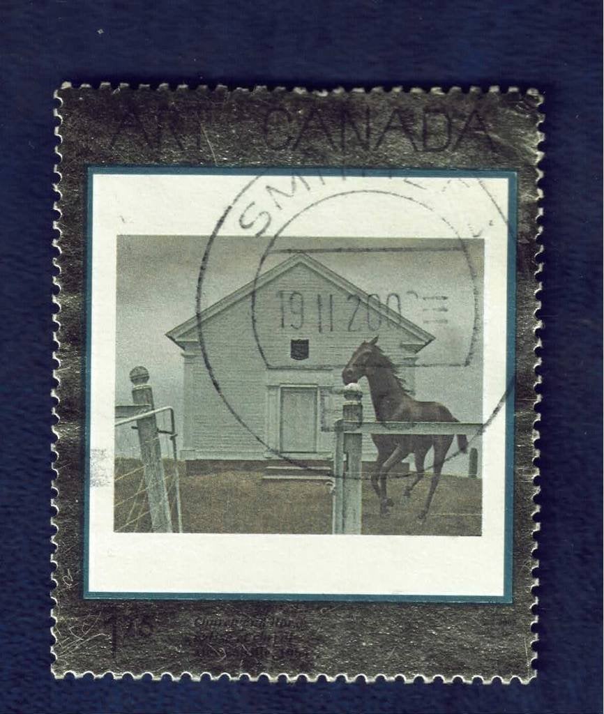 Canada - 2042 - ART CANADA - 1$.25 - Paard - gebr, Ophalen of Verzenden, Gestempeld, Noord-Amerika