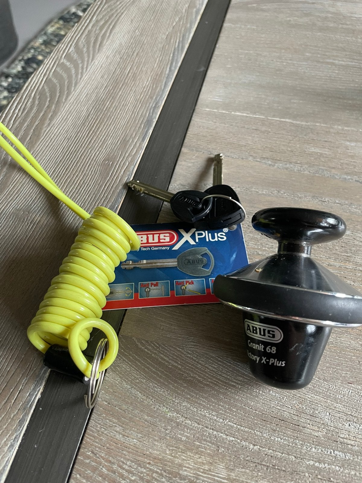ABUS Granit 68 Victory X-Plus schijfremslot, Ophalen, Zo goed als nieuw