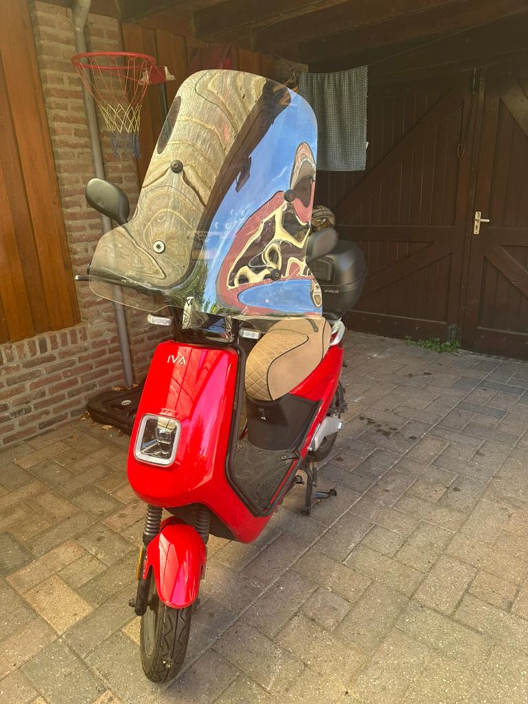 Electrische Scooter IVA E-GO S4 Special Rood uit 2023, Fietsen en Brommers, Brommeronderdelen | Scooters, Ophalen, Gebruikt, Overige typen