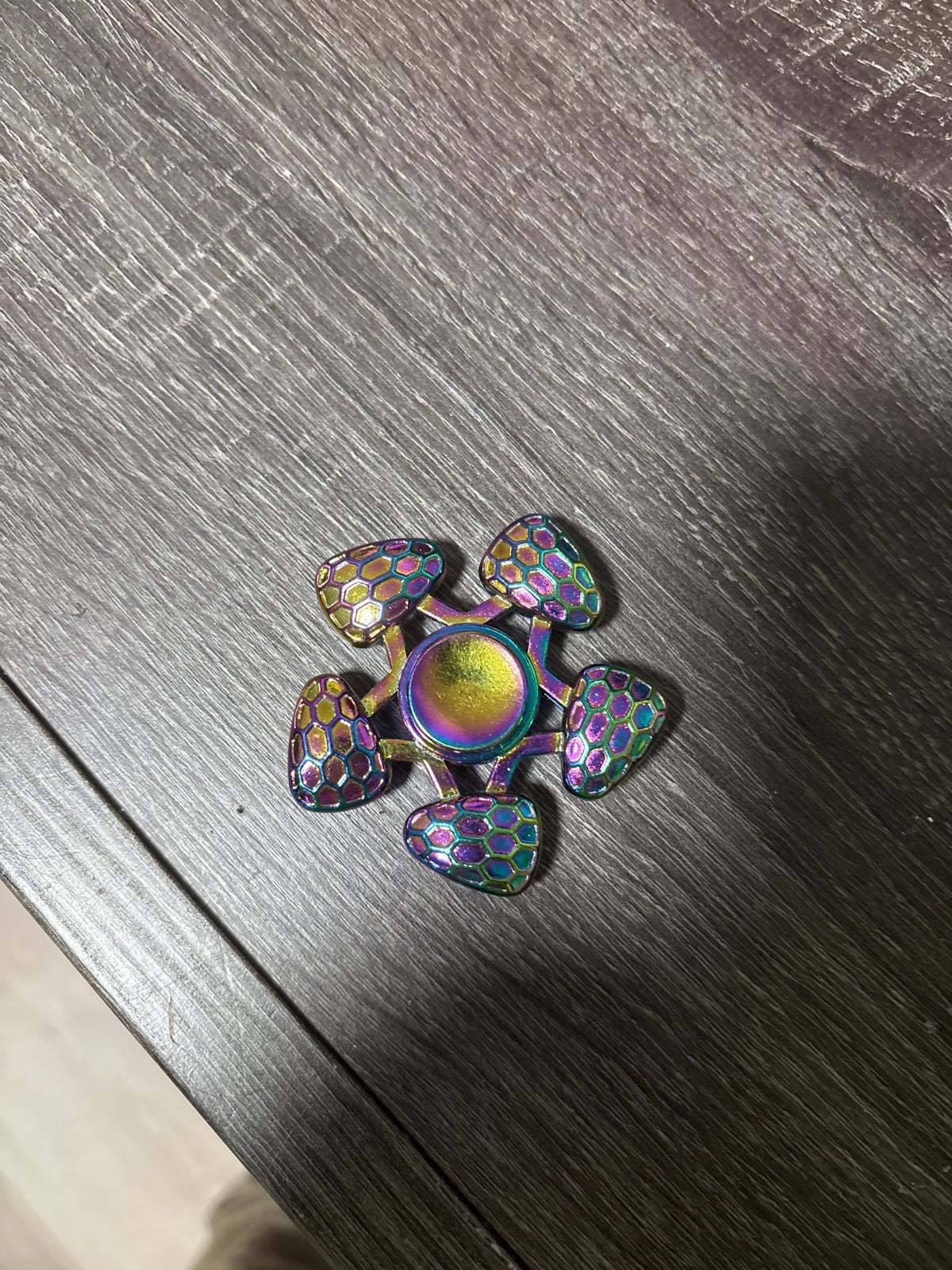 Kleurrijke Fidget Spinner - Regenboog Design, Ophalen of Verzenden, Gebruikt, Jongen of Meisje