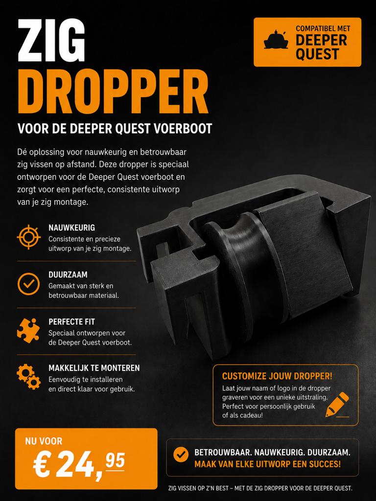 deeper quest zig dropper, Ophalen of Verzenden, Nieuw, Overige typen
