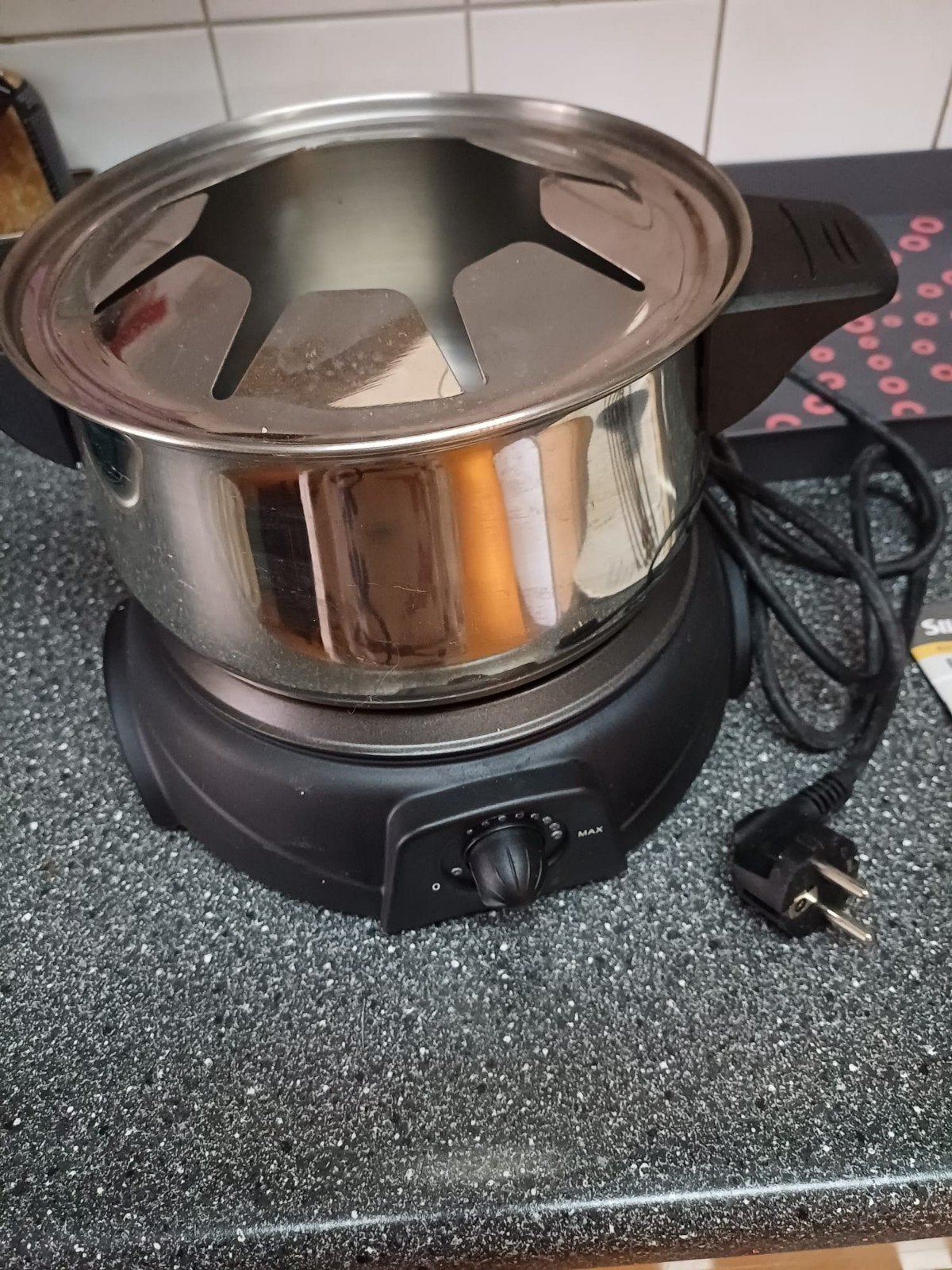 fonduestel, Ophalen, Fondueset