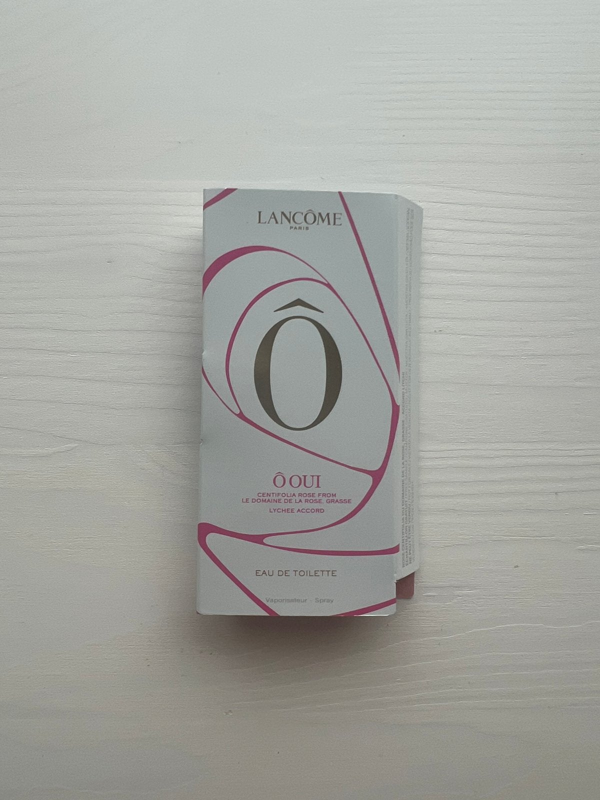 Lancôme Ô Oui parfum proefje, Ophalen of Verzenden, Nieuw