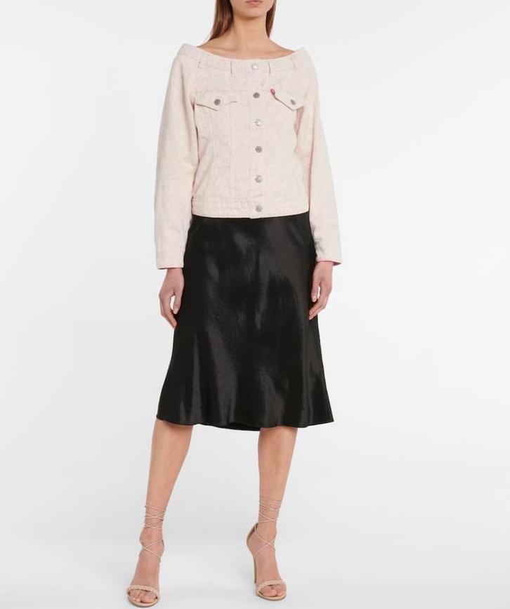 Mooie Ganni by Levi’s jack (nieuw!!!) met prijskaart, Maat 38/40 (M), Verzenden, Beige, Nieuw