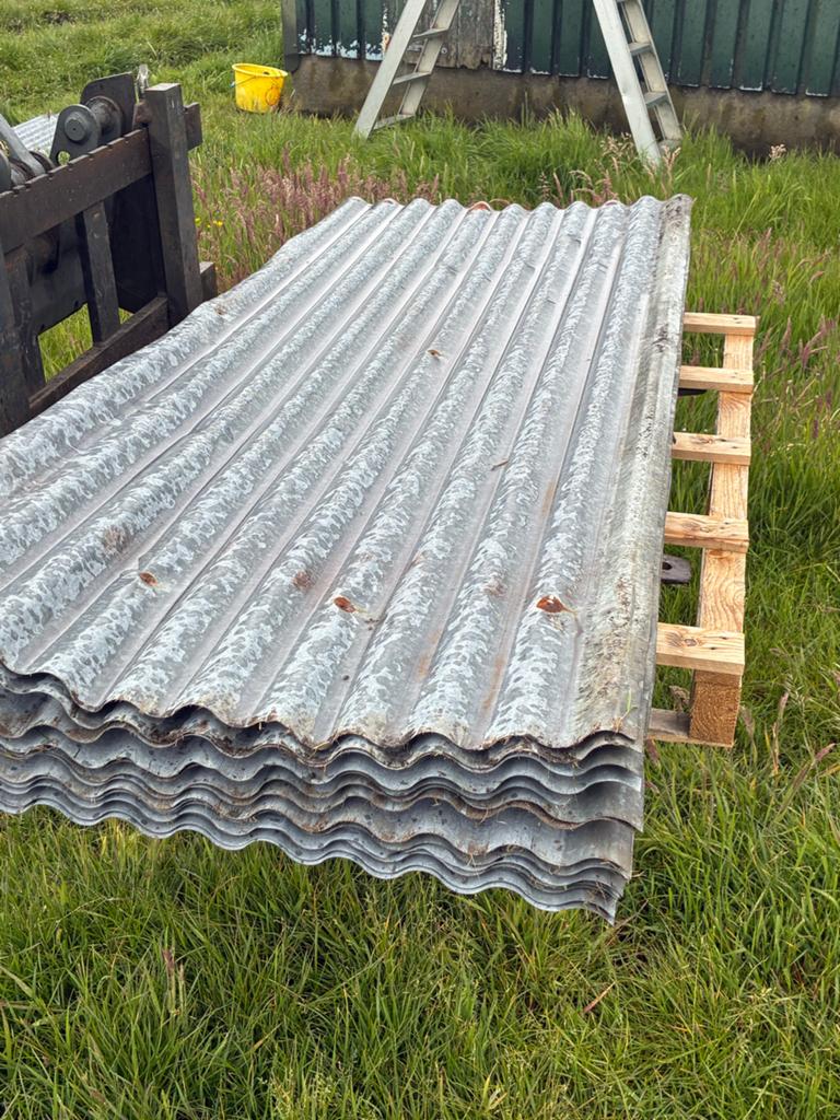 Gebruikte golfplaten - ideaal voor schuur of afdak, Gebruikt, Ophalen of Verzenden, 15 m² of meer, Golfplaat