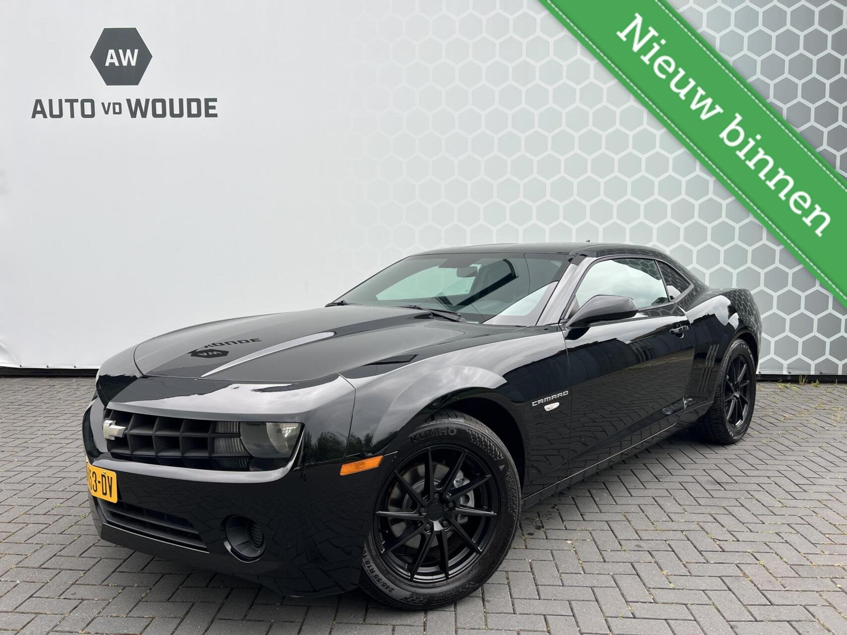 Chevrolet Camaro 3.6 Handgeschakeld Uniek! Goed onderhouden, Euro 5, Gebruikt, 4 stoelen, Zwart