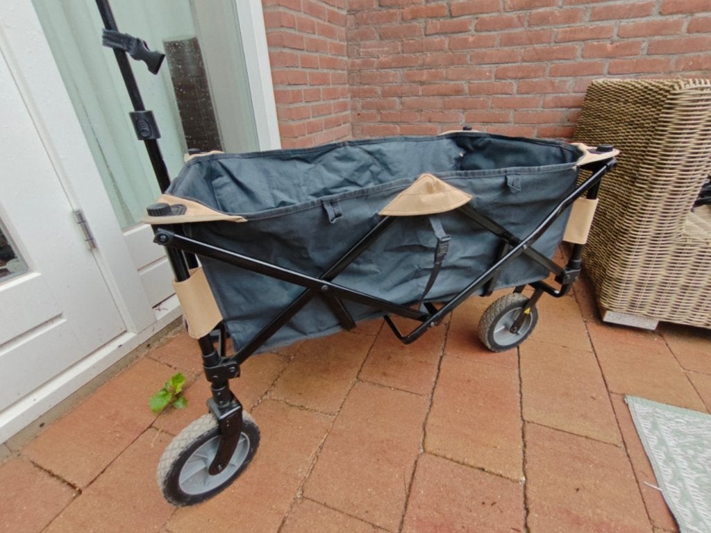 Decathlon Quecha bolderkar 84L, Ophalen, Opvouwbaar, Gebruikt