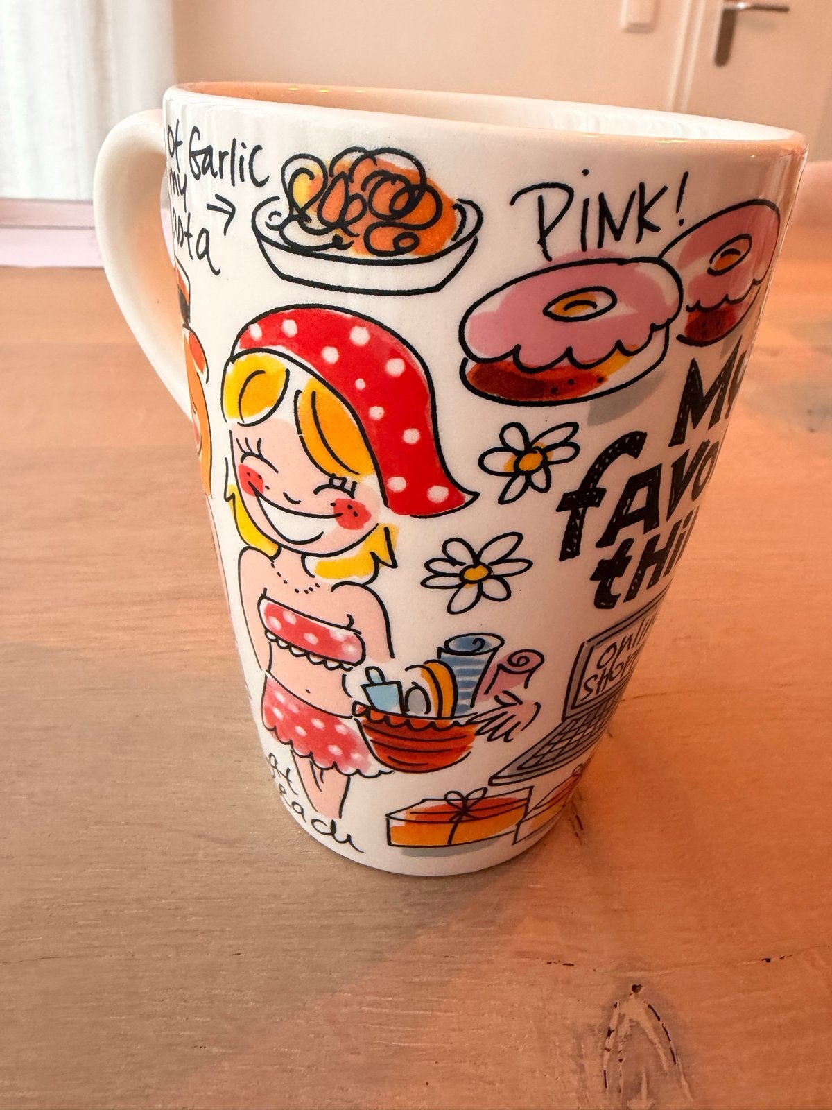 Blond Amsterdam beker 'Made with Love' - Zo goed als nieuw, Overige typen, Zo goed als nieuw, Steen/keramiek, Meerkleurig