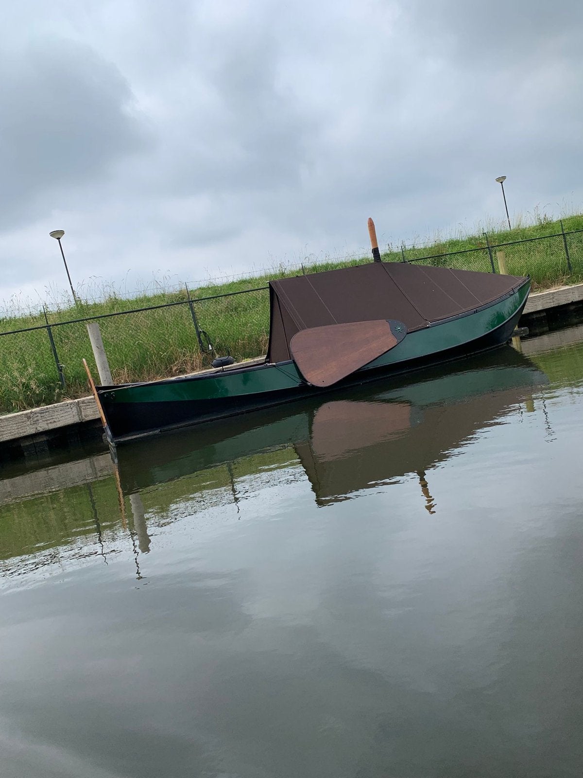 Sloep/Zalmschouw 9x2.8, Ophalen, Zo goed als nieuw