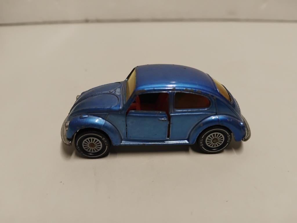 SIKU Volkswagen Kever 1300 blauw 3INCH, Ophalen of Verzenden, Zo goed als nieuw, Auto, Overige merken