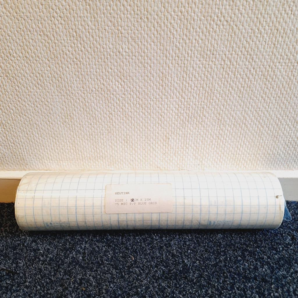 Nieuw: Heutink Blue Grid Tekenpapier Rol (32 cm x 25 meter), ., Nieuw, Ophalen of Verzenden, .