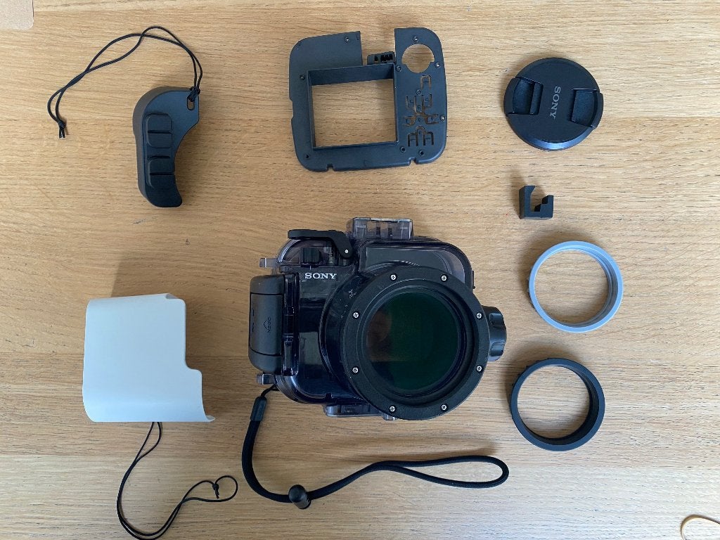 Sony MPK-URX100A Onderwaterbehuizing Underwater Housing, Audio, Tv en Foto, Ophalen, Gebruikt, 10 t/m 40 meter, Onderwaterhuis