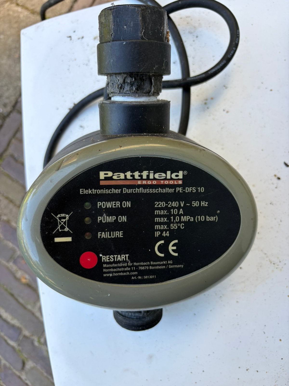Pattfield PE-DFS 10 elektronische pompbesturing / drukschak, Ophalen of Verzenden, Gebruikt