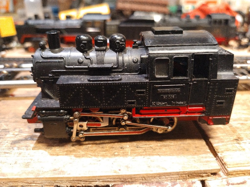 Fleischmann tender locomotief, Gebruikt, Fleischmann, Ophalen of Verzenden, Analoog