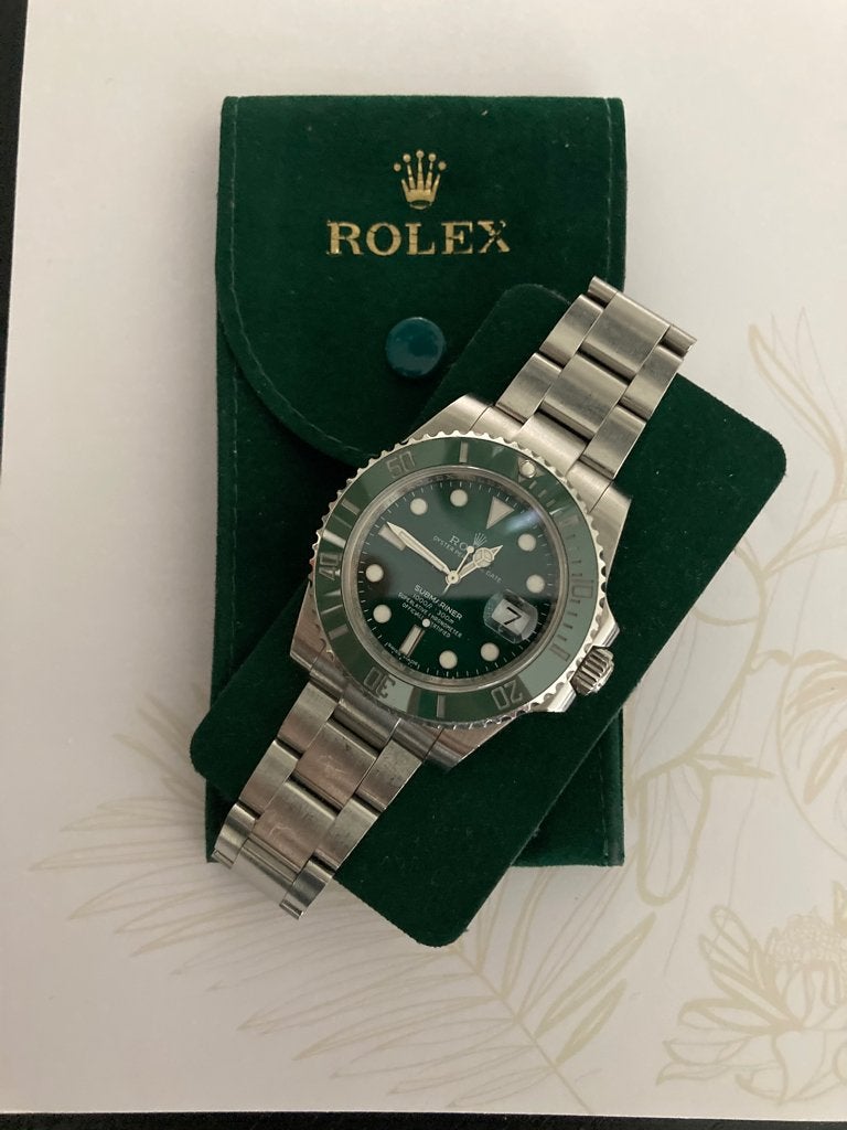 Rolex Submariner Hulk, Staal, Gebruikt, Staal, Polshorloge