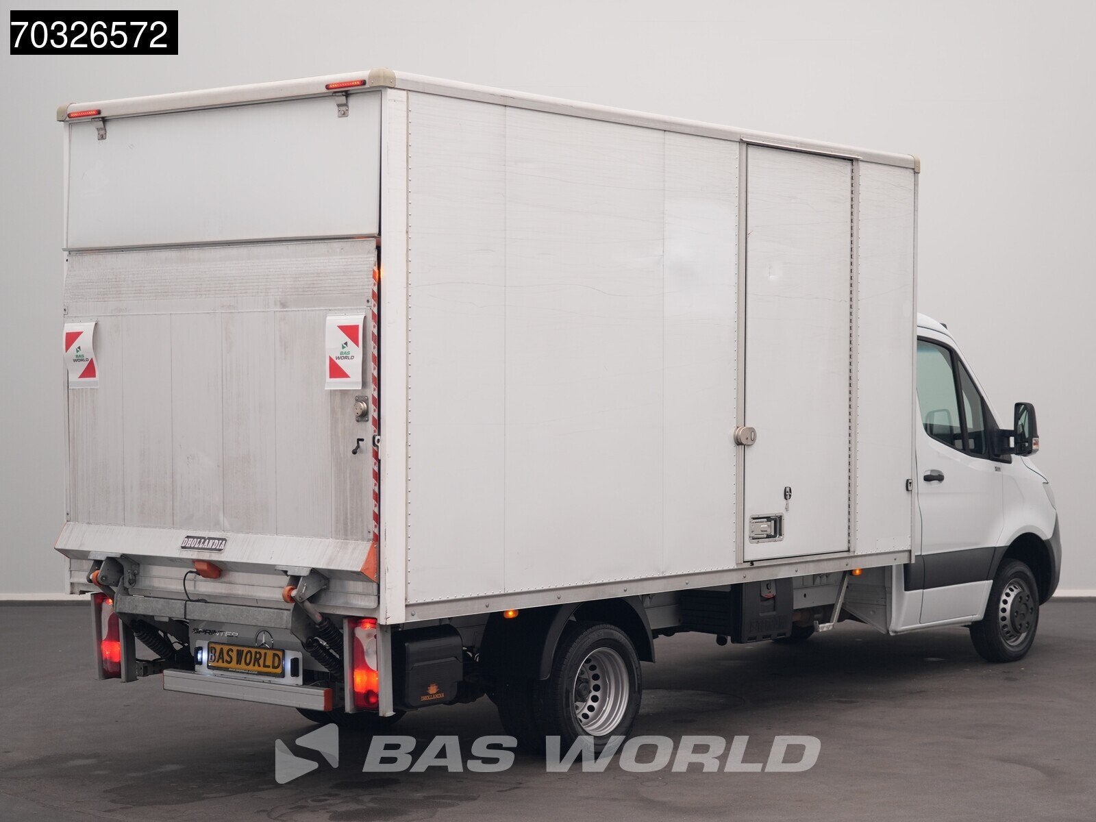 Mercedes Sprinter 515 CDI Laadklep Zijdeur Dubbellucht 150PK, Auto's, Stof, Gebruikt, Euro 6, 4 cilinders