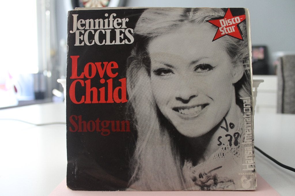 7" Single Jennifer Eccles - Love Child / Shotgun, Cd's en Dvd's, Vinyl Singles, Gebruikt, Pop, Ophalen of Verzenden