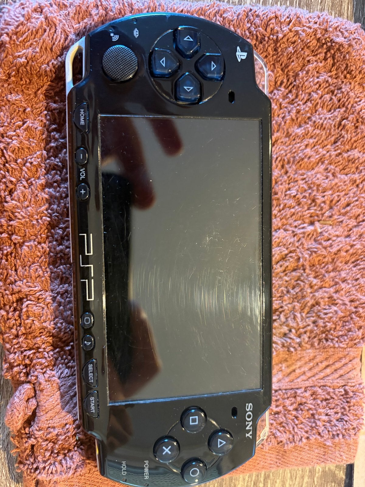 PSP Model 2004 - Goed werkend met gebruikerssporen, Ophalen of Verzenden, Gebruikt, Zwart, PSP Slim