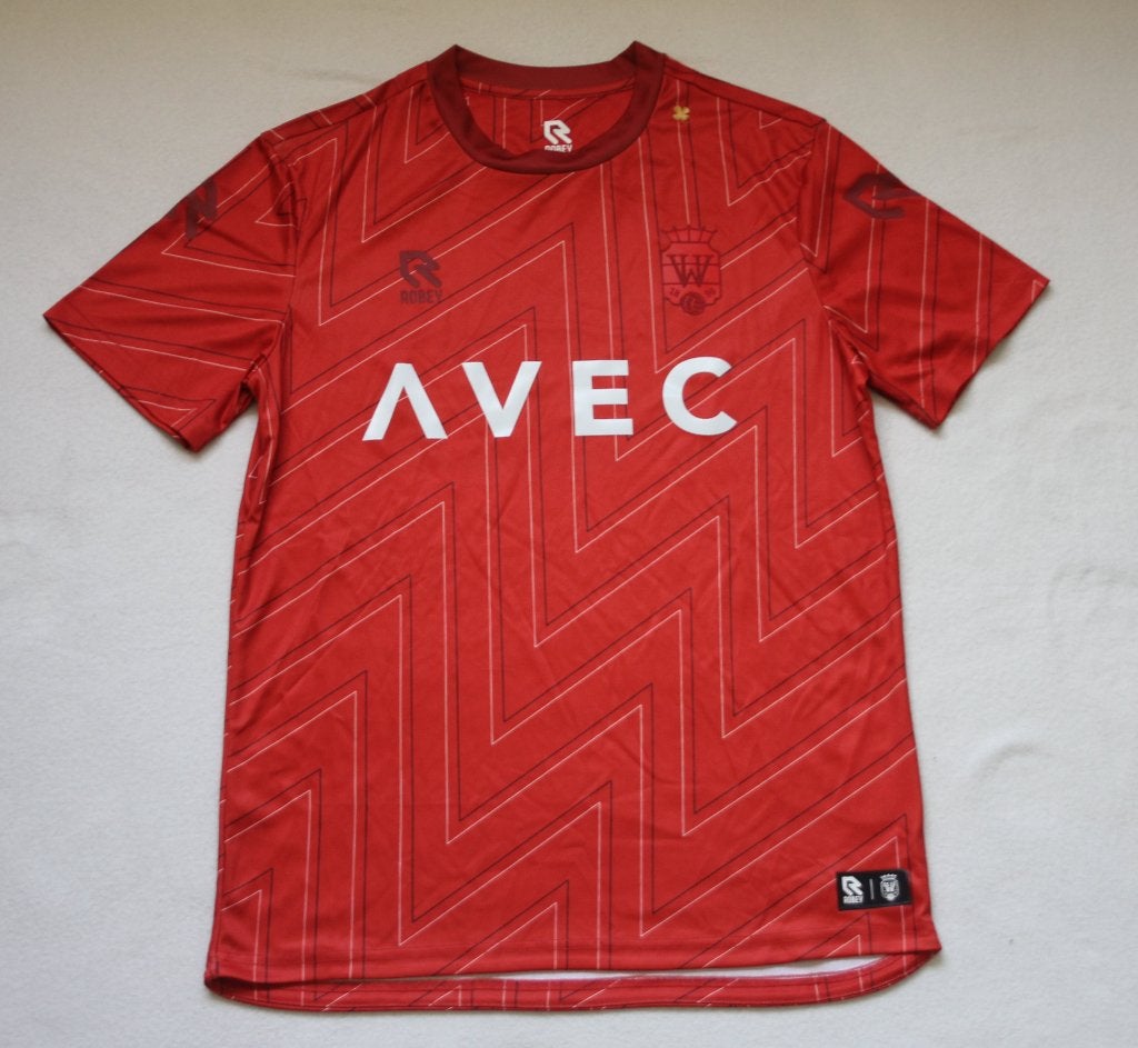 ROBEY Voetbalshirt rood Willem - II maat S (piris), Maat S, Ophalen of Verzenden, Zo goed als nieuw, Shirt