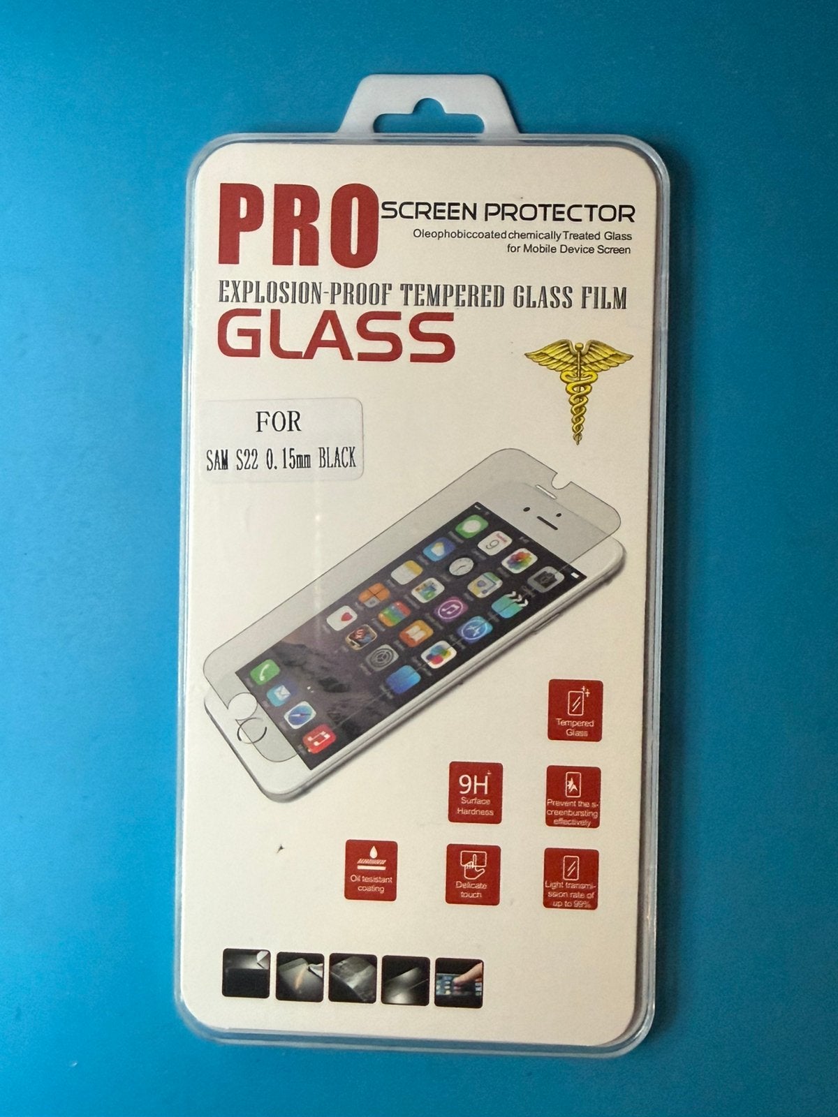 Tempered Glass (volledig scherm) Samsung Galaxy S22 zwart, Ophalen of Verzenden, Zo goed als nieuw, Bescherming, Samsung