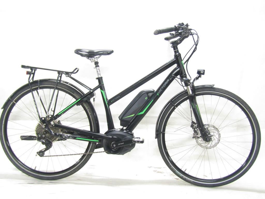 Victoria Trekking zwart dames 48cm 28inch, Fietsen en Brommers, Elektrische fietsen, 47 tot 51 cm, Gebruikt, Overige merken
