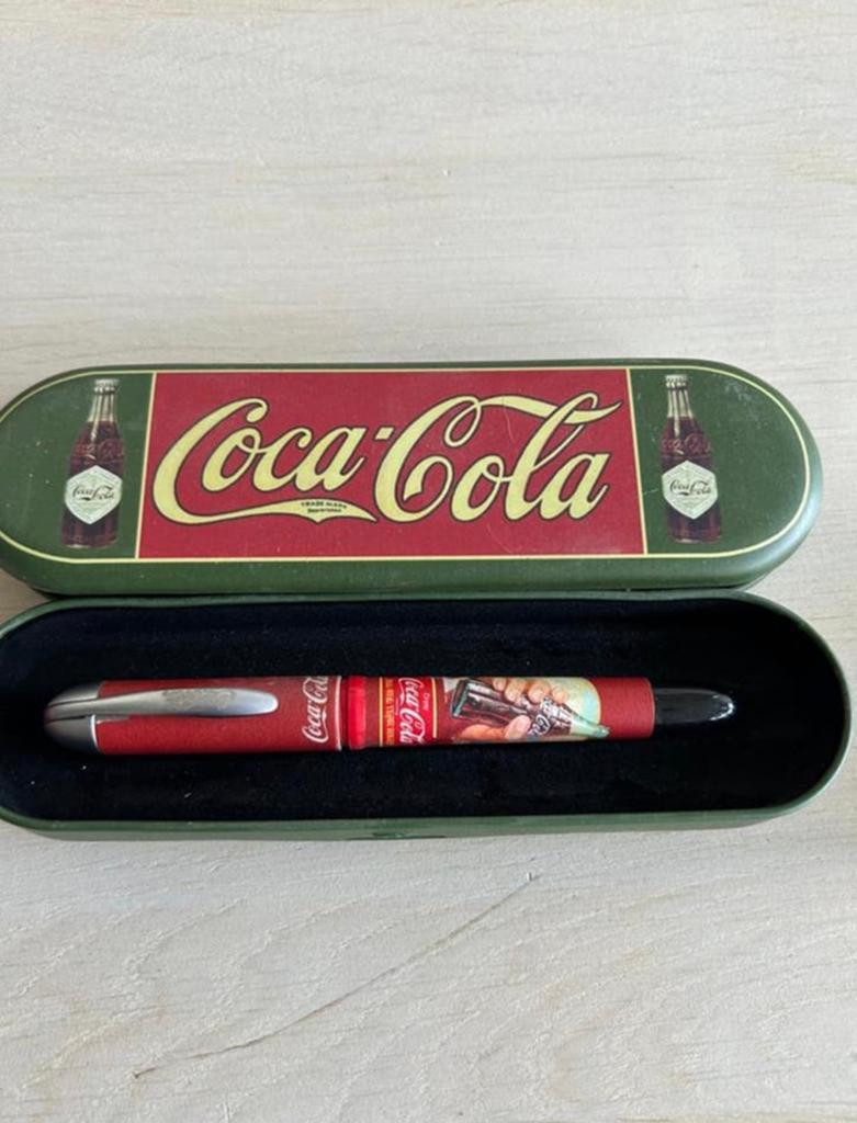 coca cola vulpennen set 1991, Verzamelen, Pennenverzamelingen, Ophalen, Zo goed als nieuw, Vulpen, Overige merken