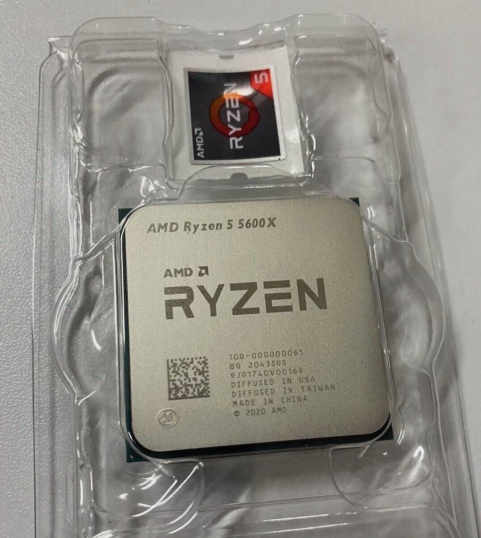 AMD Ryzen 5 5600X Processor, Computers en Software, Processors, Nieuw, 6-core, 3 tot 4 Ghz, Ophalen of Verzenden